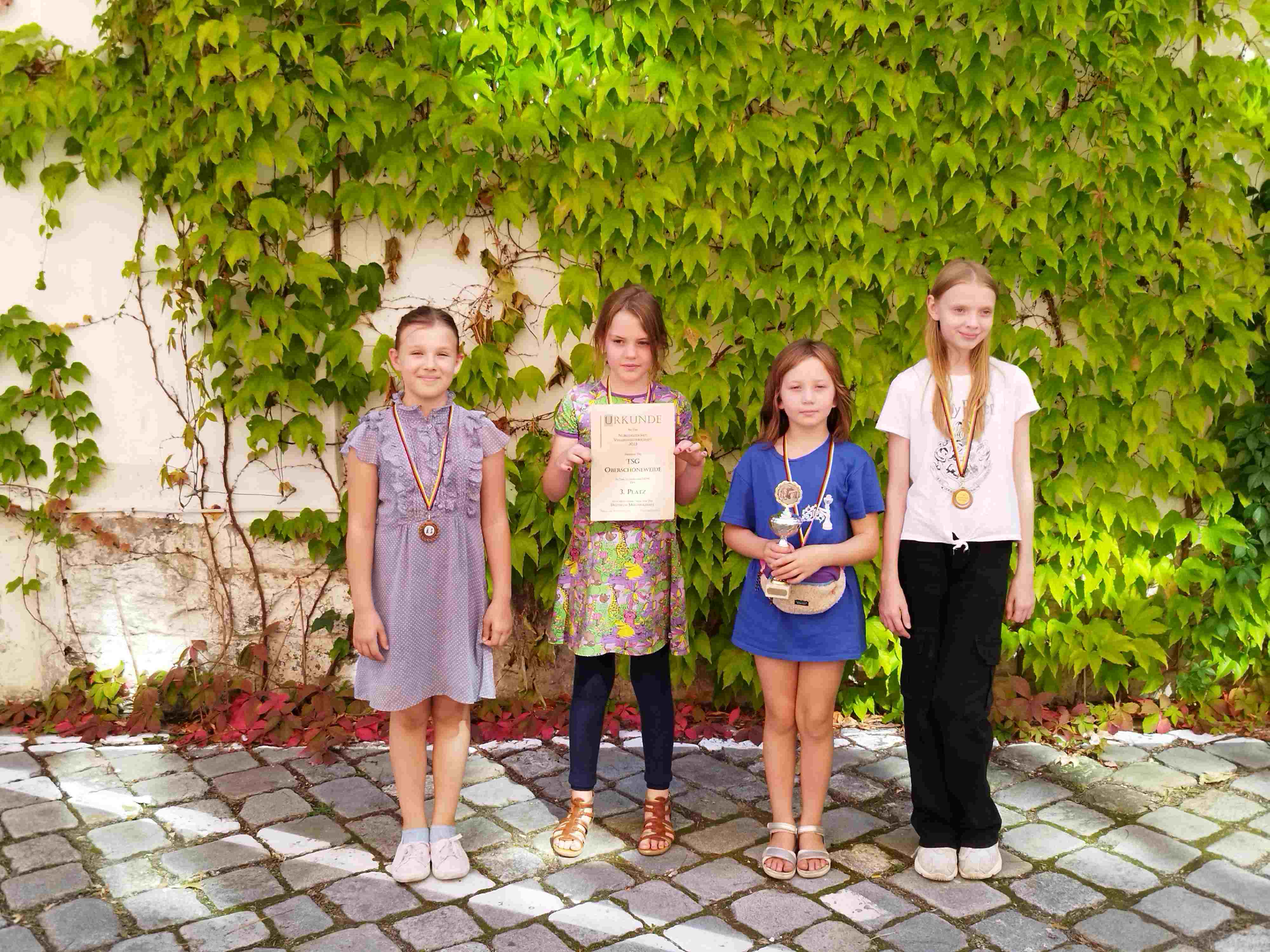 NDVM2023 U12w Siegerehrung