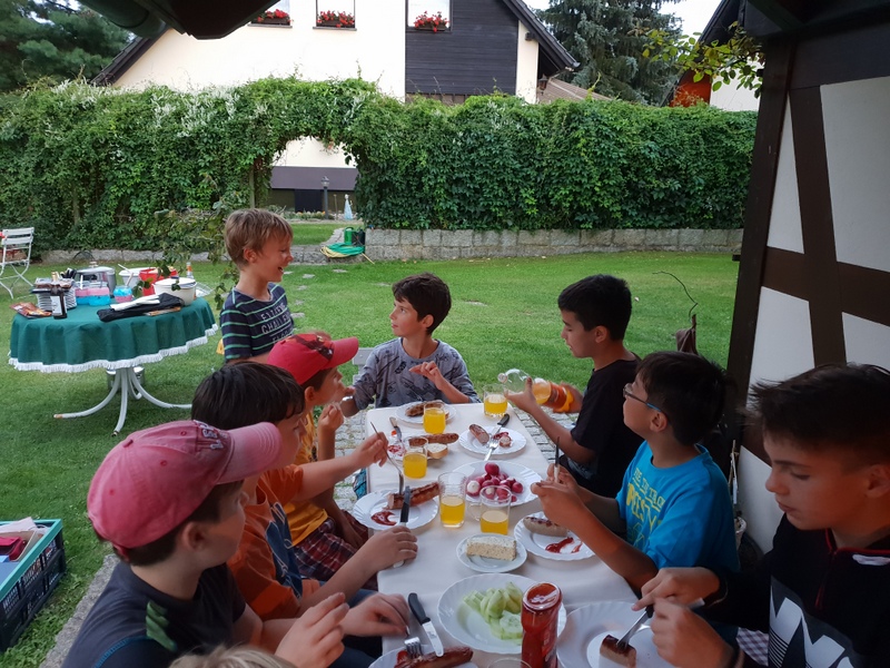 Essenfassen in Ullersdorf